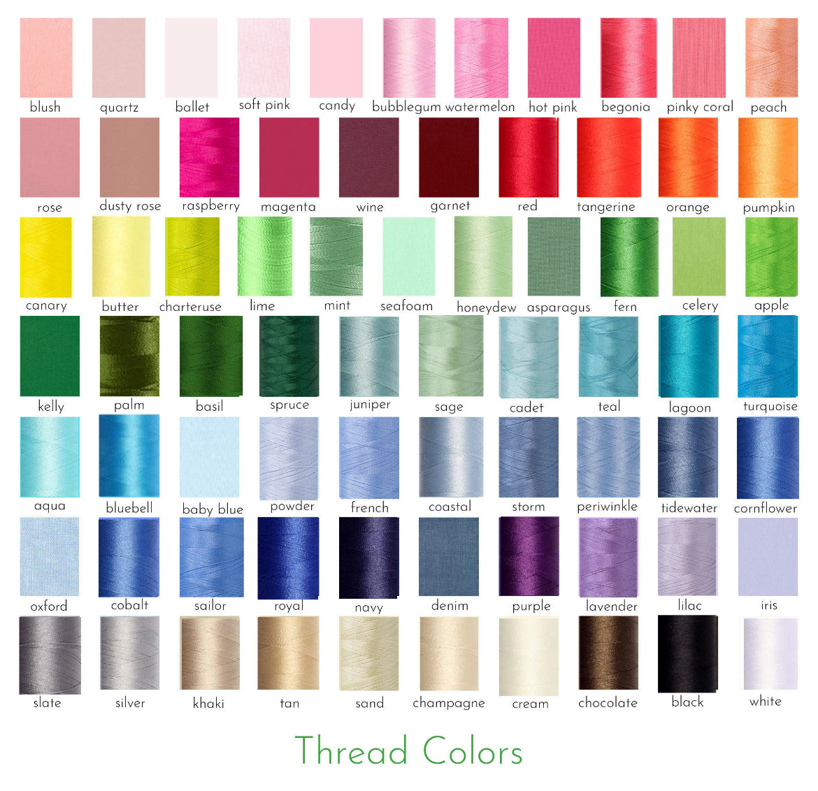FONTS for embroidery