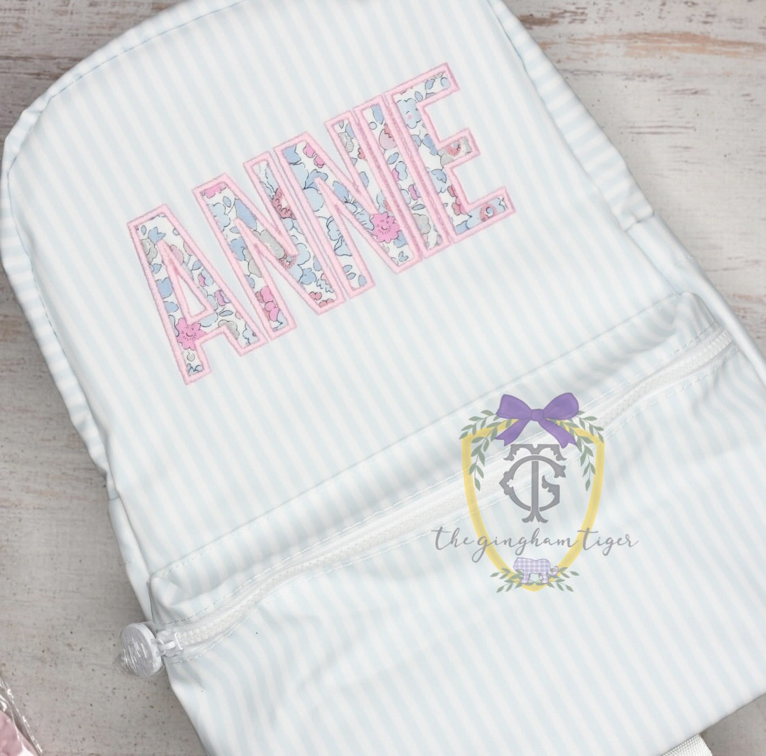 Pimlico Stripe Blue Backpack TRVL - in stocm