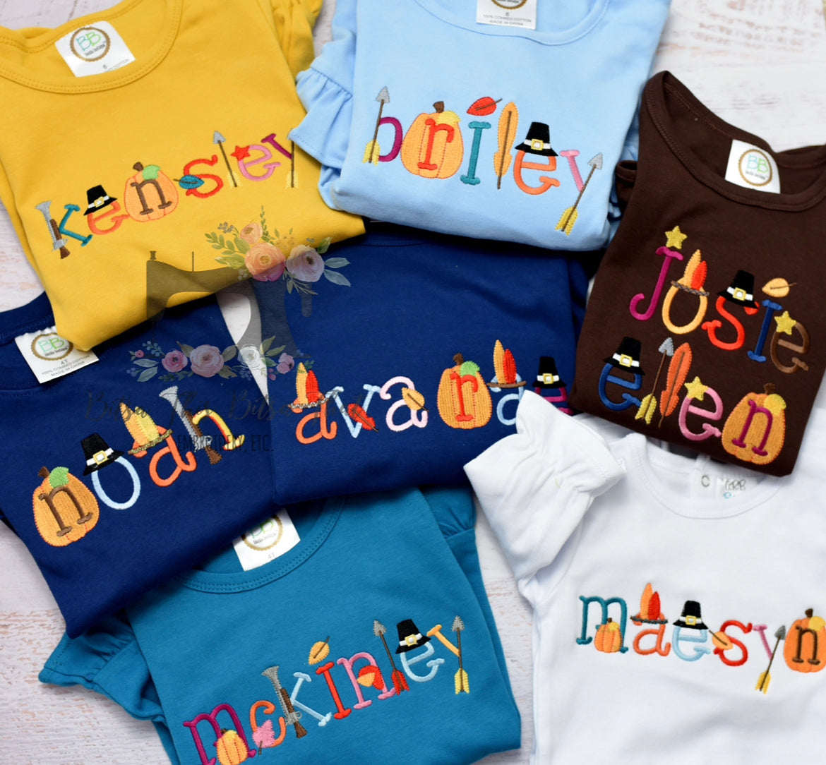 Turkey Font Embroidery
