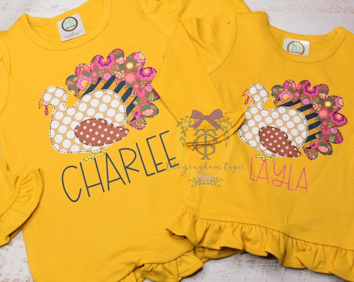 Printed Girls Turkey Tee
