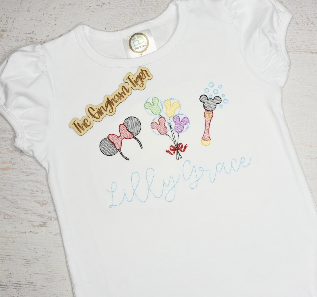 Park Essentials Trio Embroidered Tee