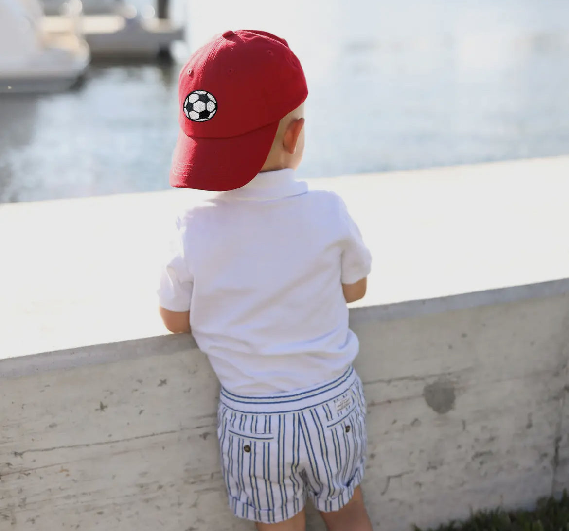 Bits & Bows Boys Soccer Hat