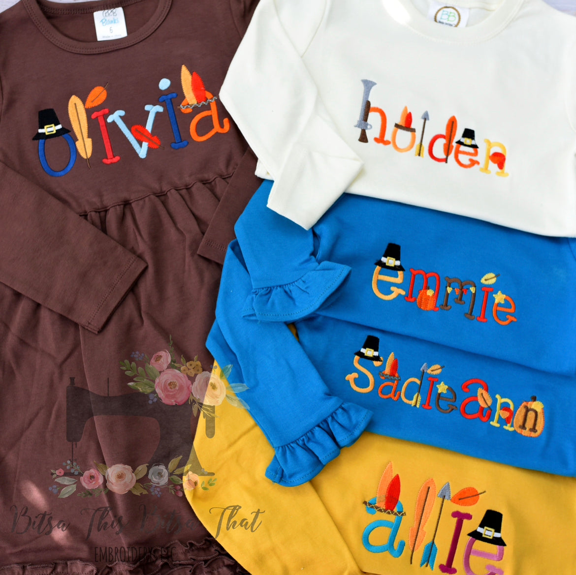 Turkey Font Embroidery