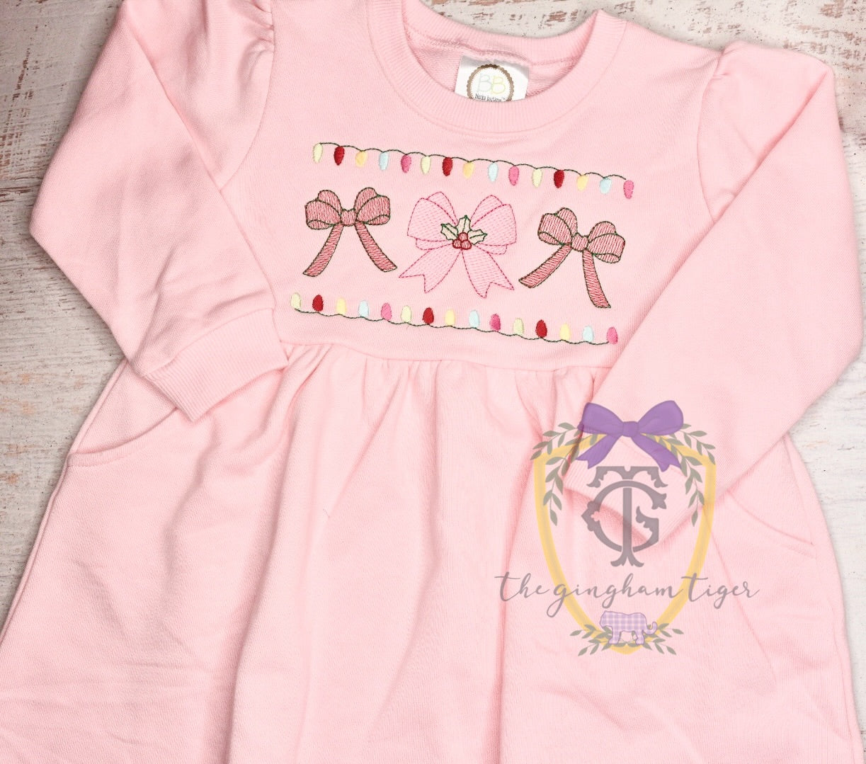 Sweatshirt Dress with Christmas Embroidery 8 Sweatshirt Dress with Christmas Embroidery 8