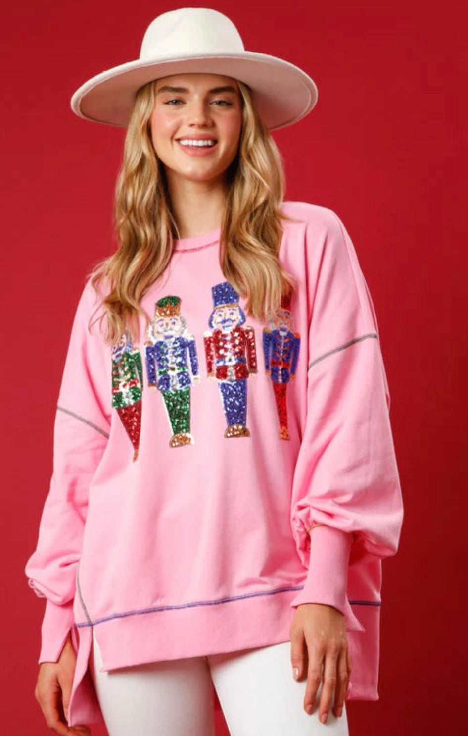 Sequin Nutcracker Sweatshirt