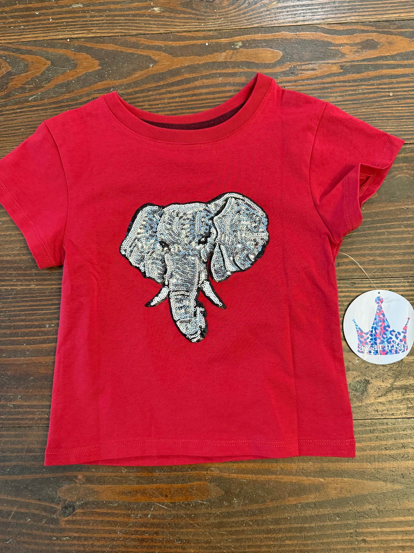 Azarhia Sequin Elephant Tee
