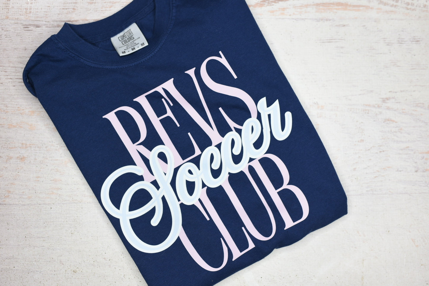 REVS Soccer CLUB Mom Tee or Sweatshirt