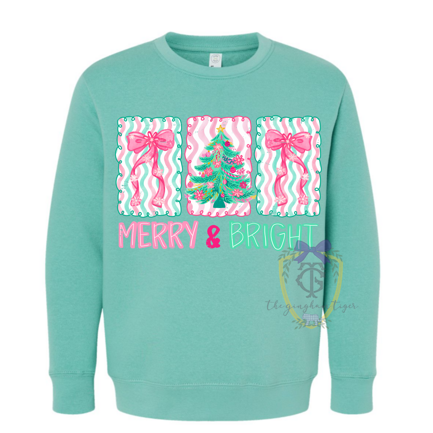 Adult and Girls Christmas Brights Sweatshirt