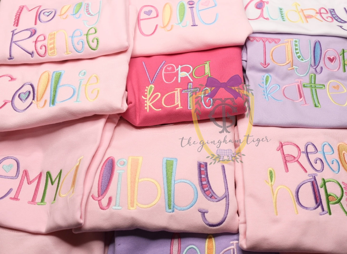 Fun Embroidered Name Tee or Sweatshirt