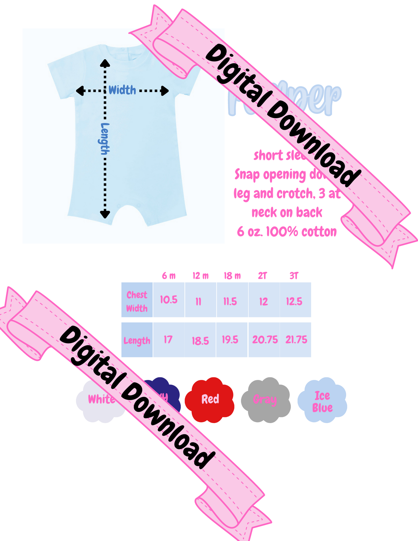 Blanks Boutique Boys Romper Mockup