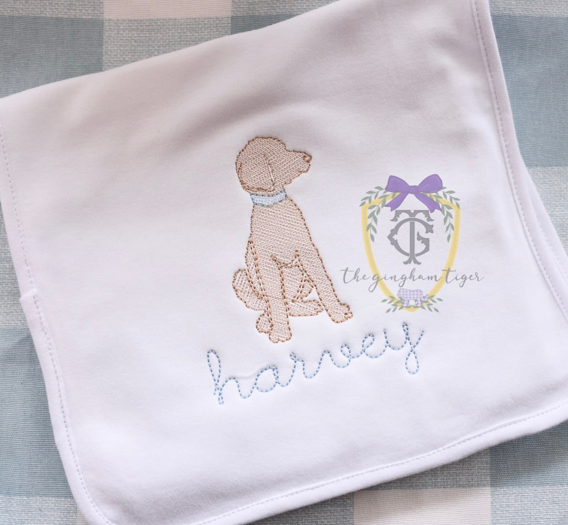 Doodle Burp Cloth or Bib