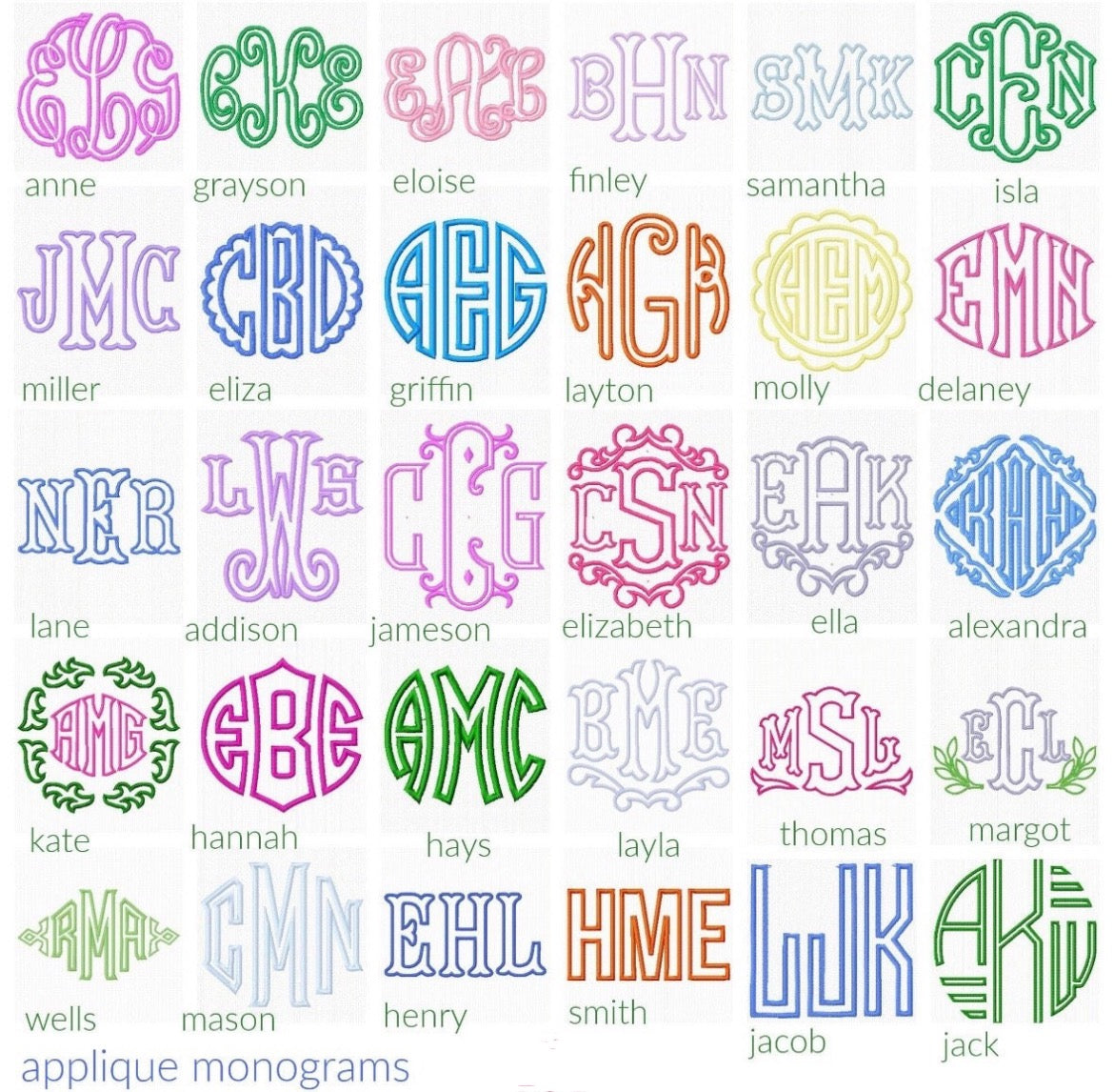 Piping Edge Pillowcase with Applique Monogram