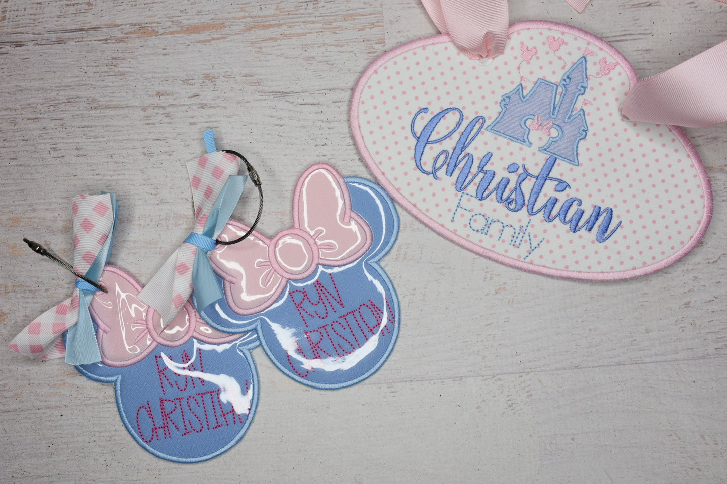 Girl Mouse Luggae or Bag Tag
