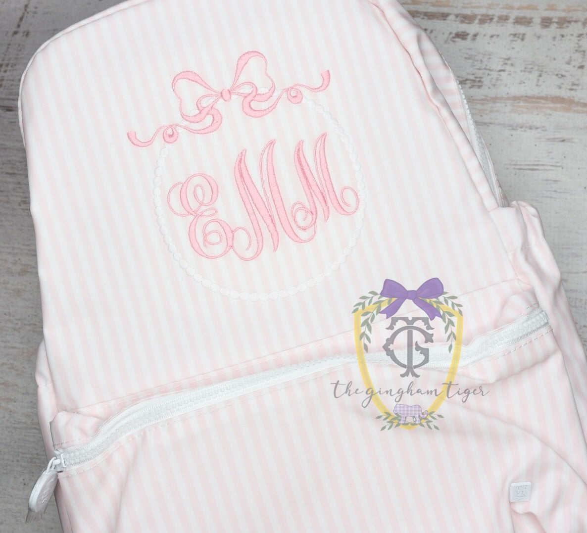 Pimlico Stripe Pink Backpack TRVL