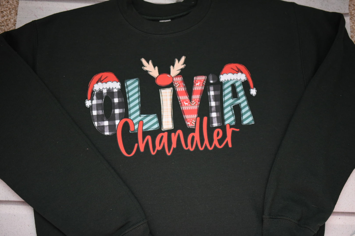 Christmas Name Sweatshirt