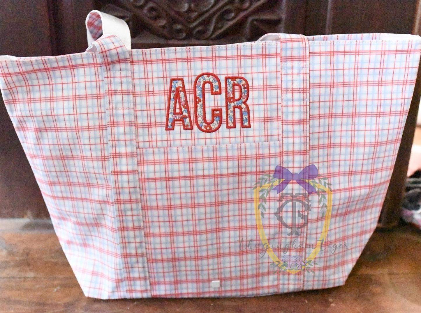 Classic Plaid Red TRVL JUMBO Tote - in stock!