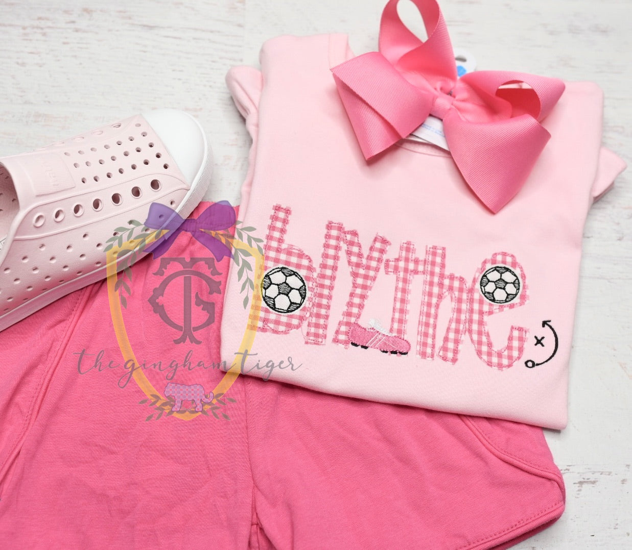 Soccer Name Ruffle Tee