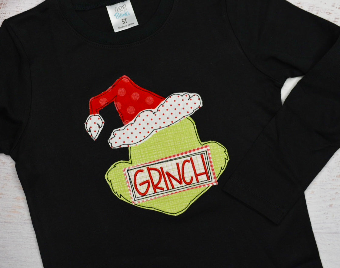 Grinch Applique Tee