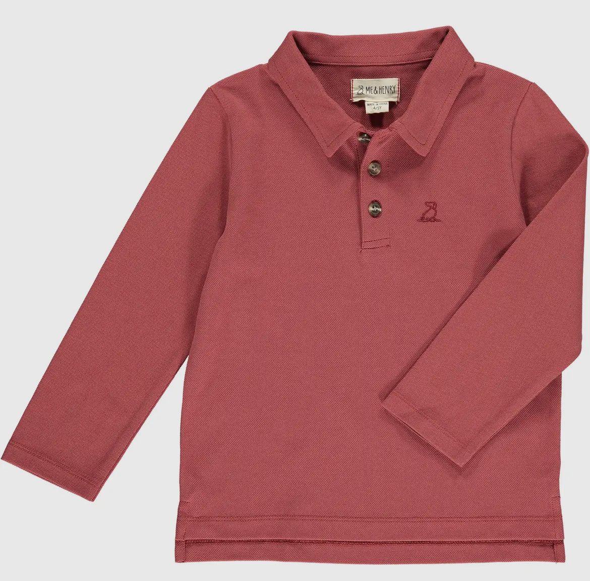 Persimmon Pique Spencer Polo