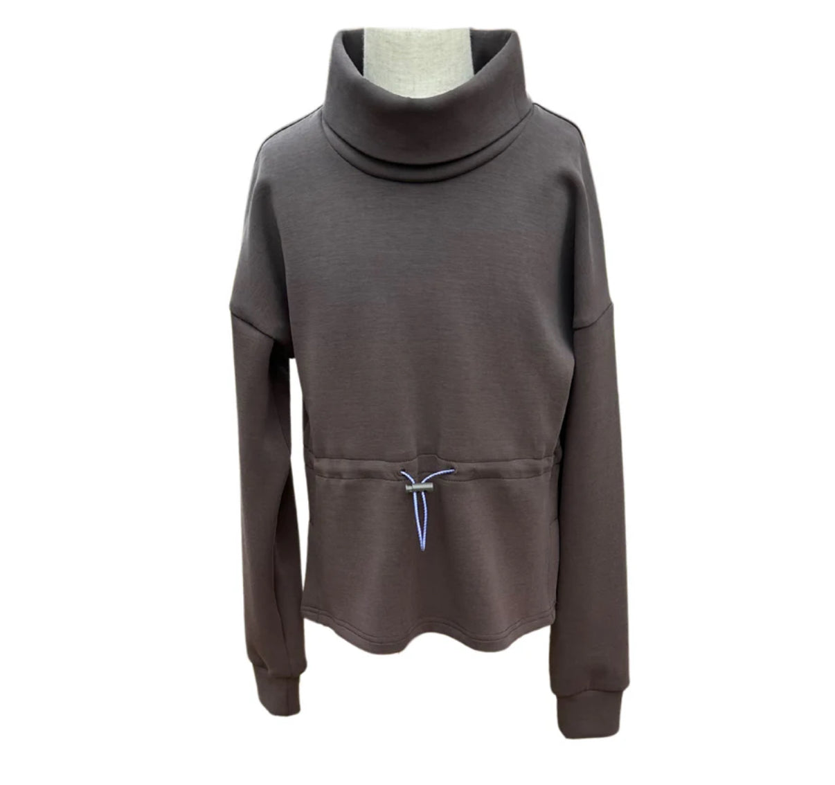 Nell Top - Purple Accent Tie