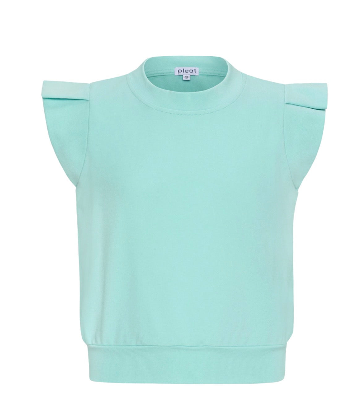 Pleat. Olivia Top - turquoise