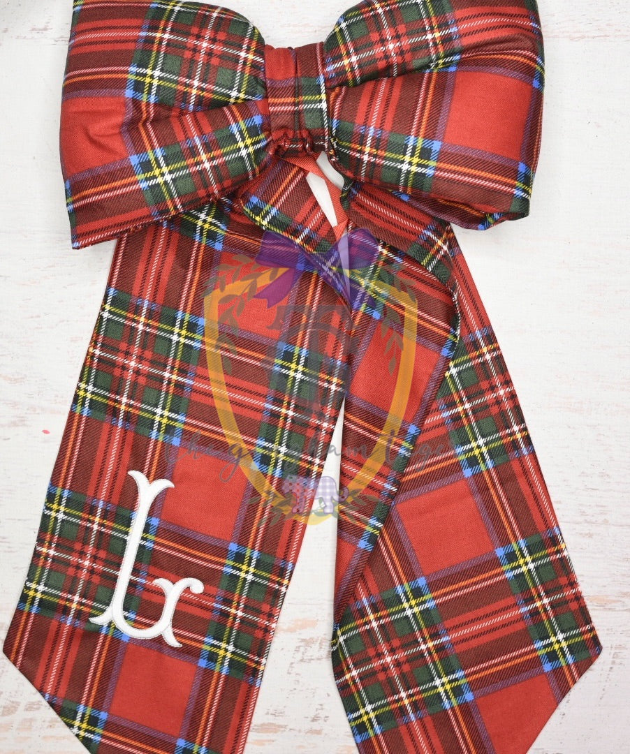 Tartan Christmas Wreath Bowi
