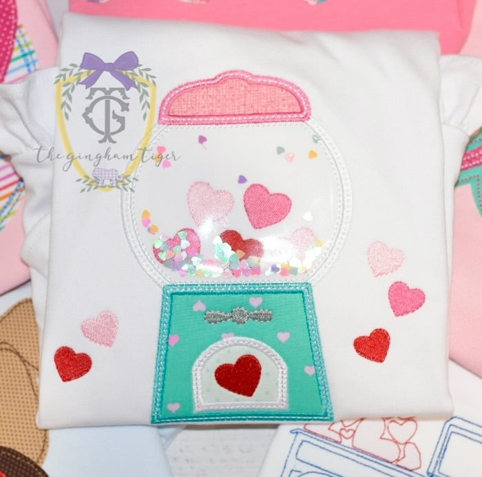 Gumball Valentine’s Day Tee with sequins