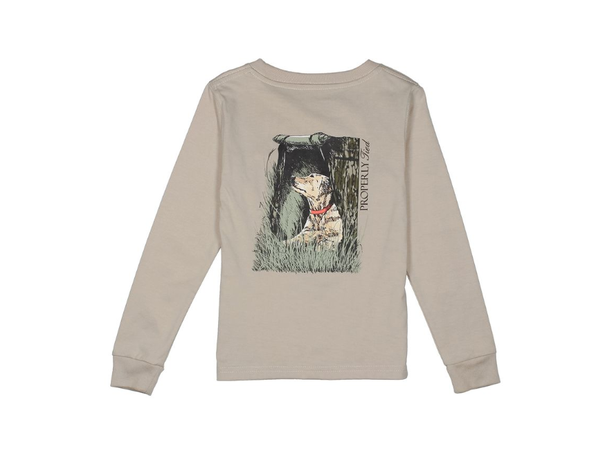 Boys Properly Tied Mossy Oak Lab LS