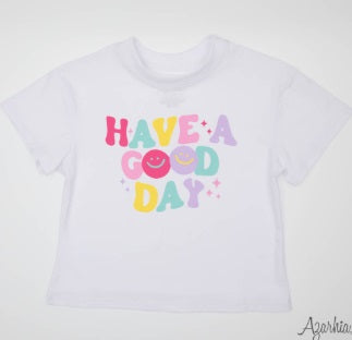 Azarhia Have a Good Day Smiley Tee