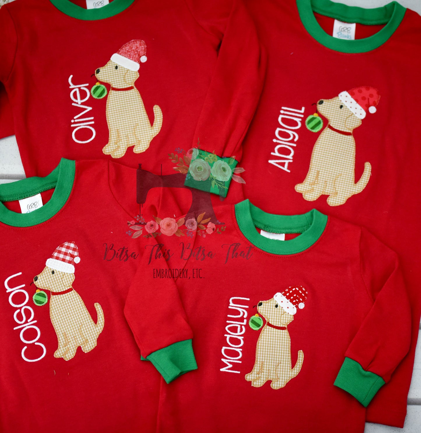 Christmas Pjs Applique Add-on