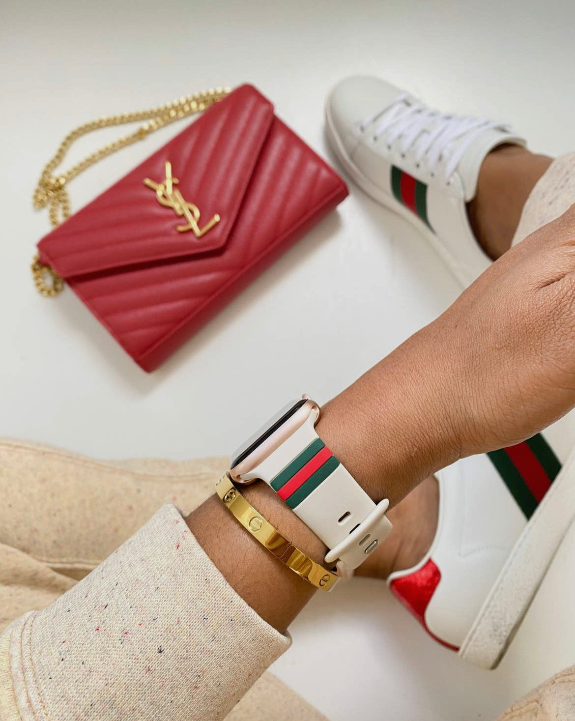 Skylar Ivory Watch Band