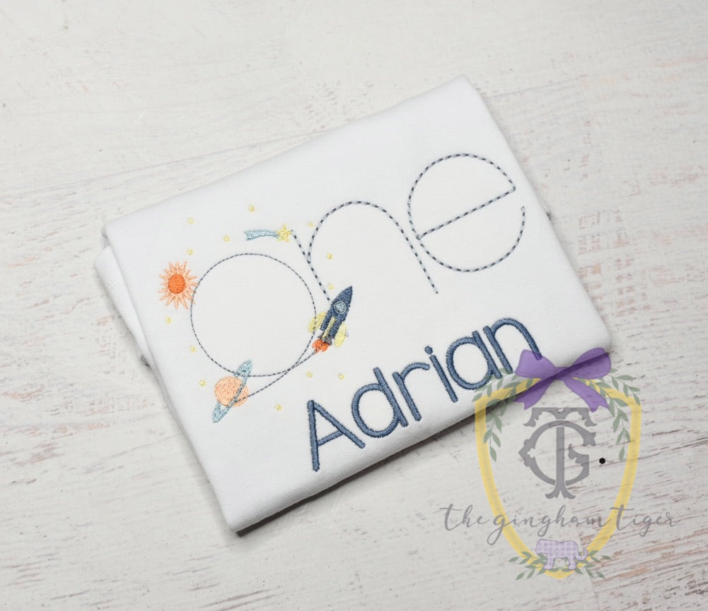 ONE Space Birthday Shirt