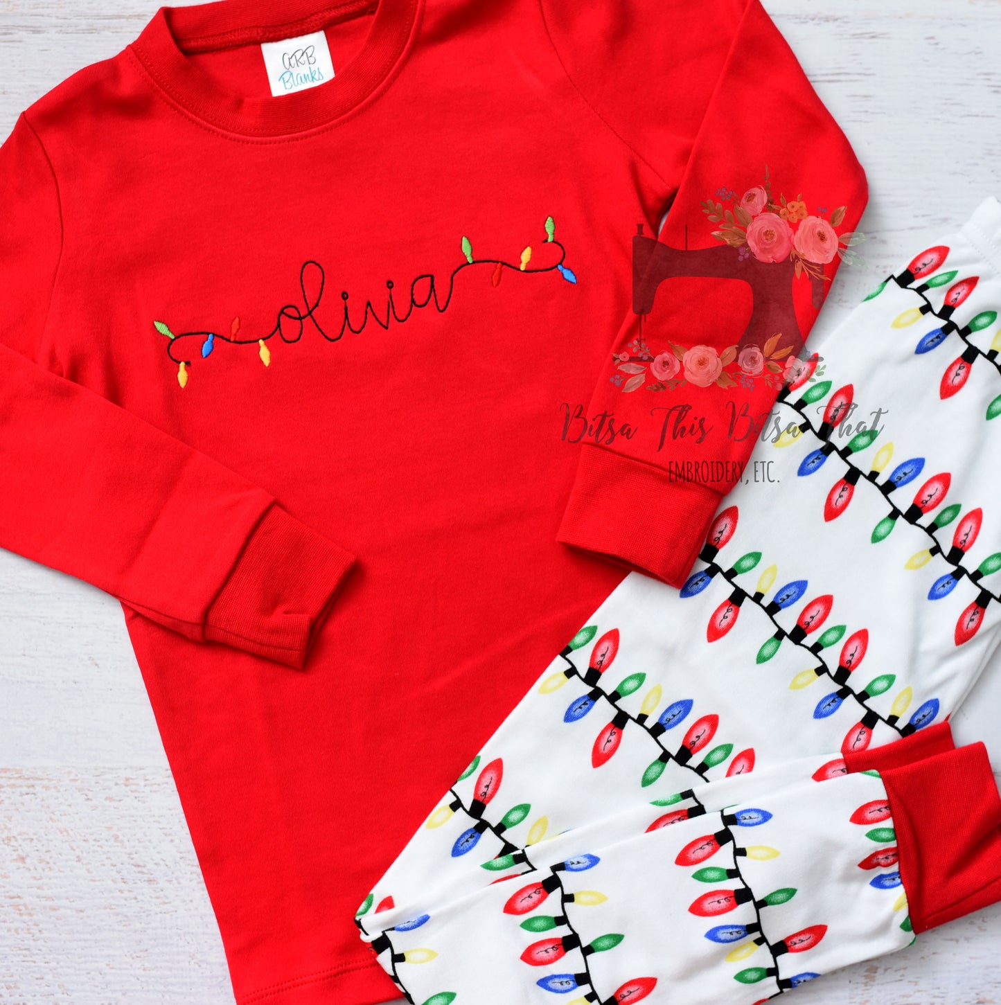 Christmas Pjs Applique Add-on