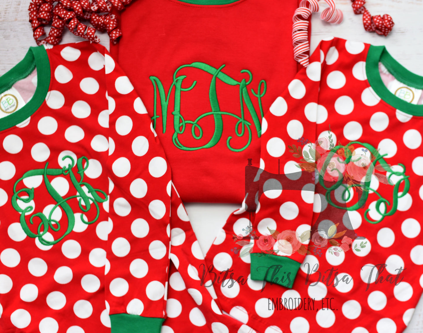 Christmas Pjs Applique Add-on