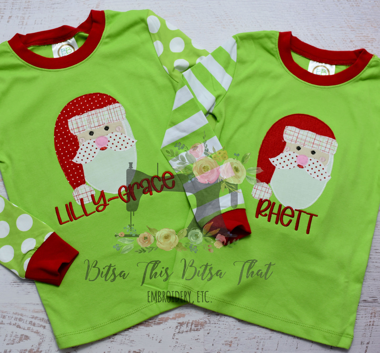 Christmas Pjs Applique Add-on