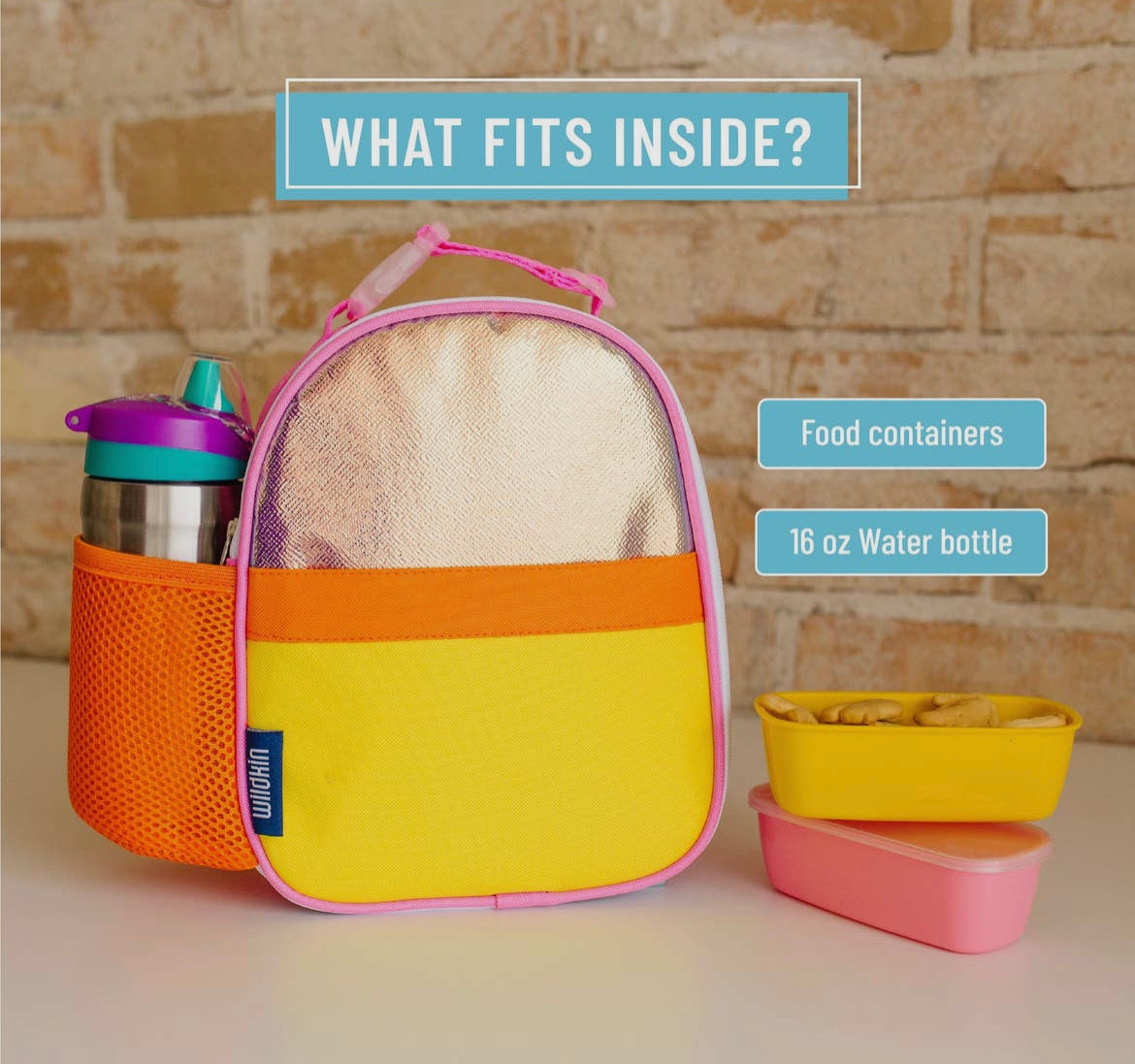 Orange Shimmer Clip-in Lunch Box