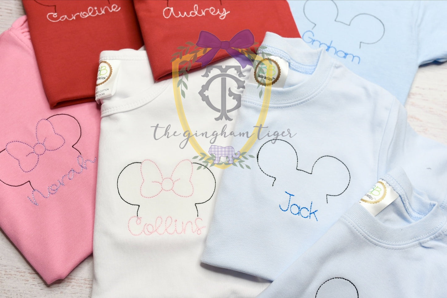 Boy Mouse with name tee