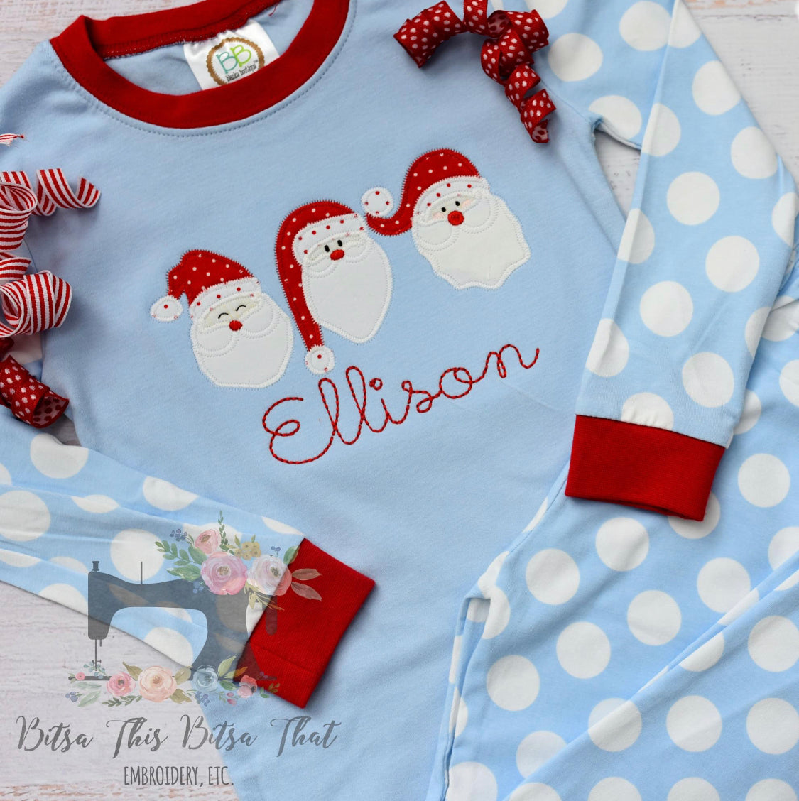 Christmas Pjs Applique Add-on