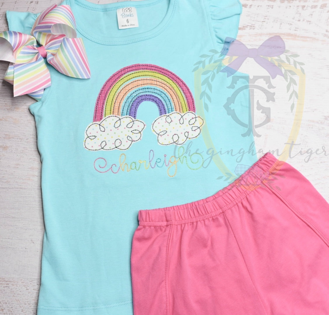 Rainbow Applique Shirt