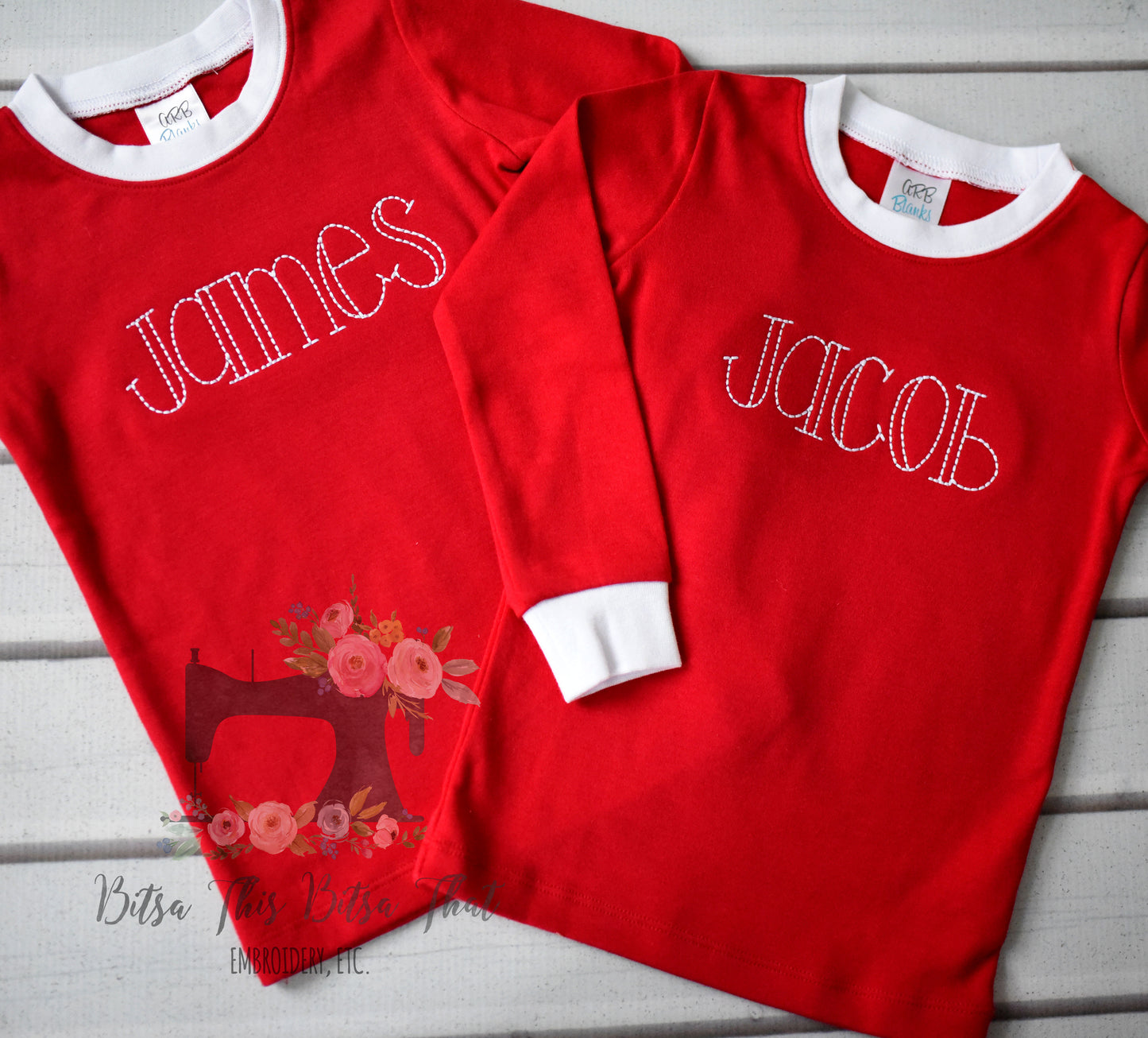Christmas Pjs Applique Add-on