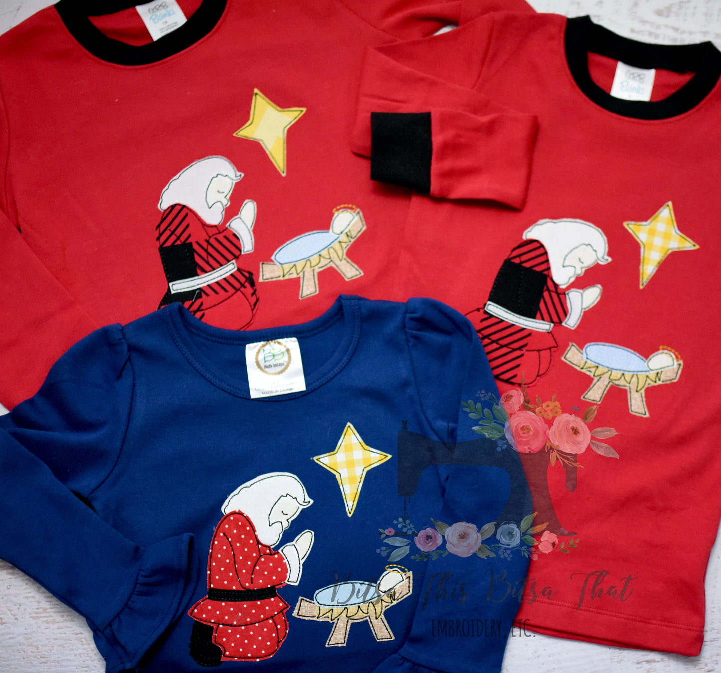 Christmas Pjs Applique Add-on