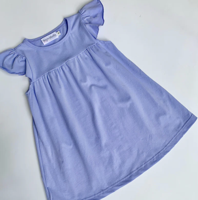 School Bunting on Flutter Sleeve Dress