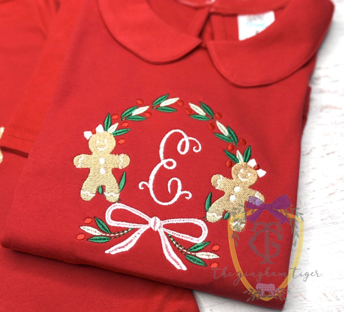 Gingerbread Frame Embroidery