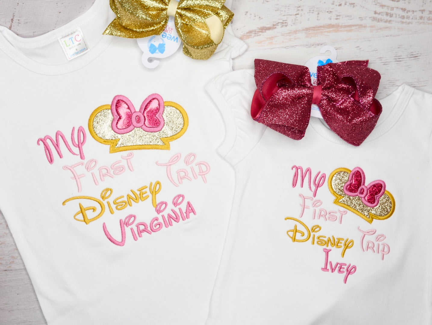 My First Disney Trip Embroidery Tee