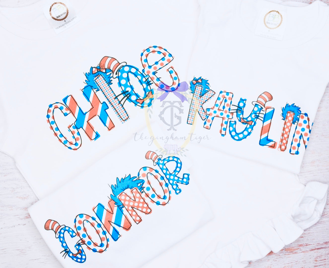 Read Across America Name Print Tee