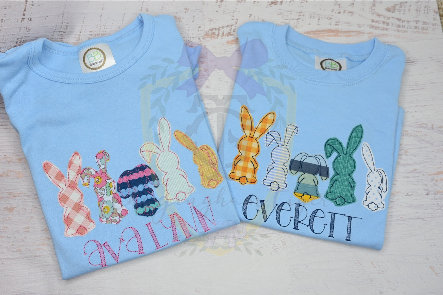 Applique Bunny Row BOY