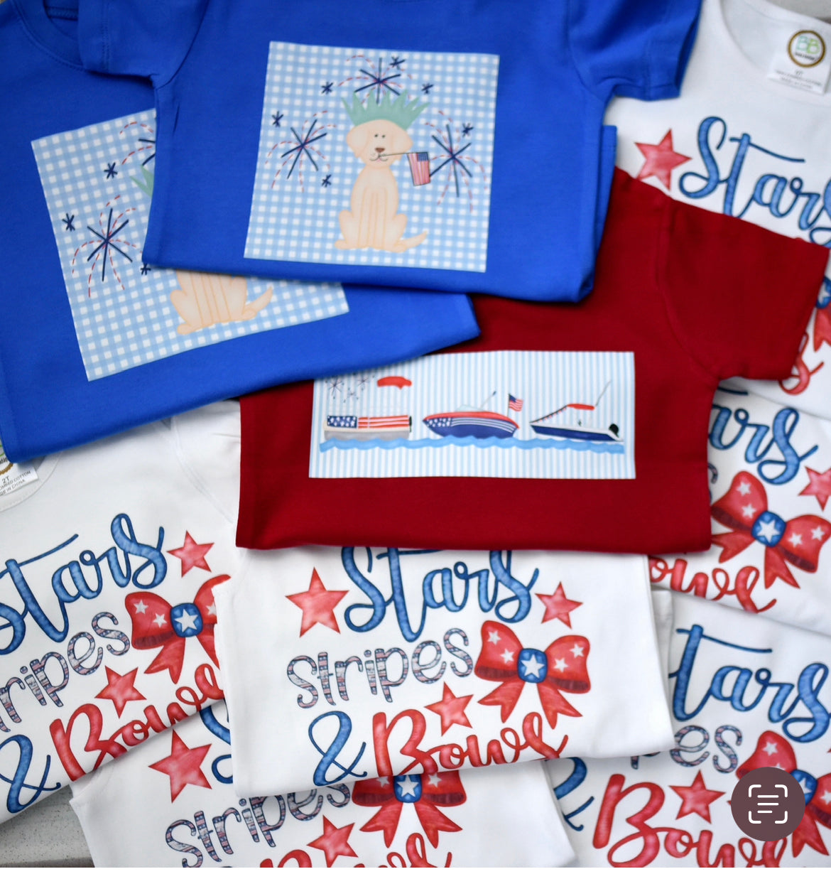 Printed Statue of Liberty Dog