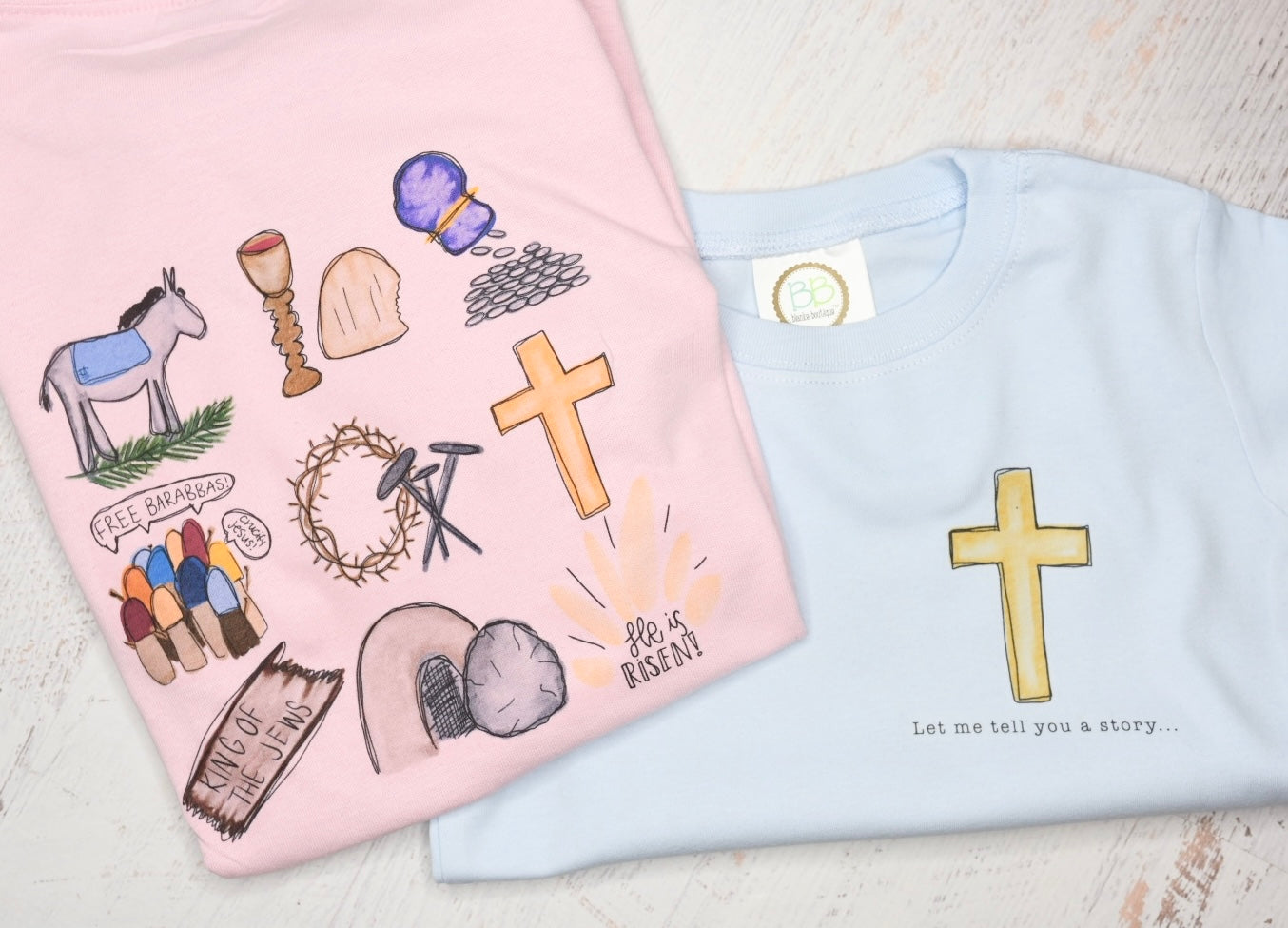 He is Risen Story Tee