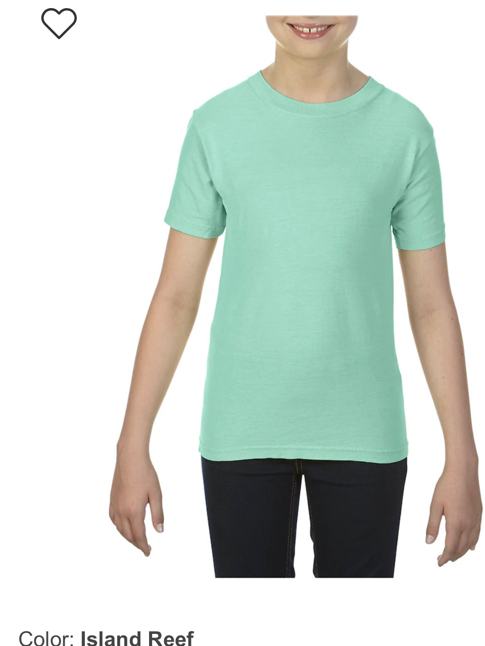 Neon Tee with Embroidered Initials