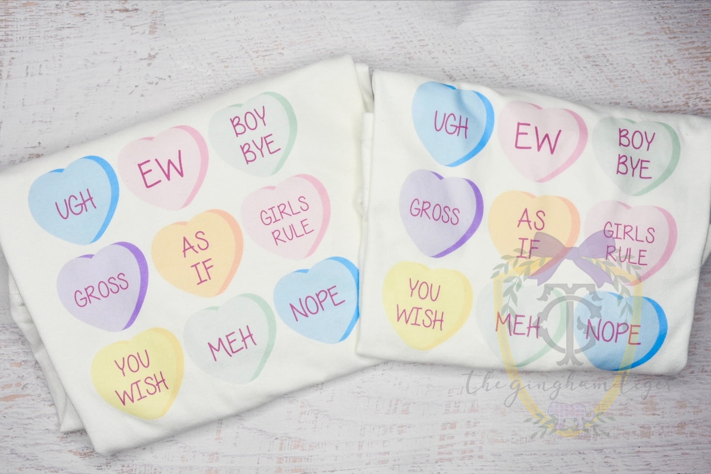 Candy Heart Boys Are Yuck Shirt